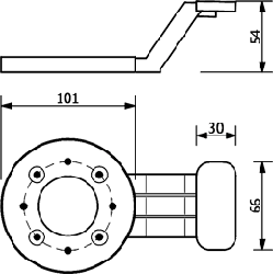 Podstawka pod kabestan K3